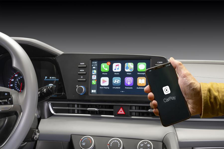 Детали интерьера Hyundai Elantra (CN7) 2020 года  (NA) (фото 51 из 67)